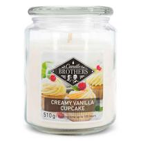 Kvapnioji žvakė Candle Brothers, Creamy Vanilla Cupcake, Ø 7 × 8 cm