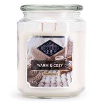 Kvapioji žvakė Candle Brothers, 1 vnt, Balta, Ø 10 × 15 cm