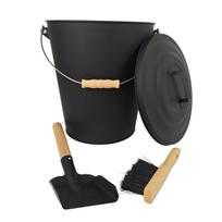 Pelenų konteineris Relaxdays, 24 l, 35,5 × 37 × 25,5 cm