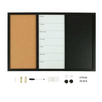 Kombinuota magnetinė skelbimų lenta Relaxdays, su savaitės planavimo zona, 60 × 90 × 2 cm