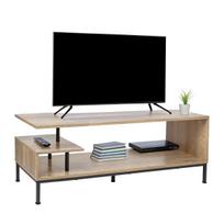 Televizoriaus staliukas Relaxdays, 3 atviros lentynos, 106 × 40 × 39,5 cm