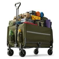 Turistinis rankinis vežimėlis Relaxdays, sulankstomas, apie 120 l, apie 150 kg, 50 × 97 × 76 cm