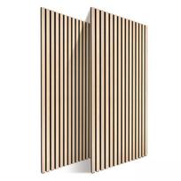 Akustinės sienų plokštės Relaxdays, 2 vnt, Ąžuolas, 120 × 60 cm