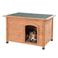 Šunų namelis Relaxdays, su šlaitiniu stogu, 58,5 × 85 × 53 cm