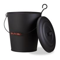 Pelenų kibiras Relaxdays 10022305.0, 24 l, 35,5 × 43 × 35,5 cm