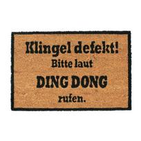 Durų kilimėlis Relaxdays „Ding Dong“ 10023846.0, 60 × 1,5 × 40 cm