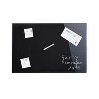 Magnetinė stiklinė lenta Relaxdays, 3 magnetai, 80 × 50 cm