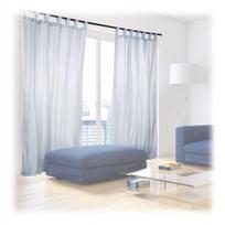 Užuolaidos „Relaxdays“ 10020637_55, 2 vnt, Sidabrinė, 245 × 140 × 0,1 cm