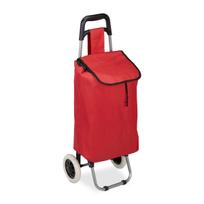 Pirkinių vežimėlis Relaxdays, 28 l, 15 kg, Raudona, 42 × 92,5 × 28 cm