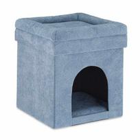 Katės ola ir pufas Relaxdays, 2 viename, 38 × 42 × 38 cm