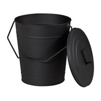 Plieninis pelenų kibiras su dangčiu ir rankena, 30 l