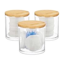 Kosmetikos organizatorių rinkinys Relaxdays, 3 vnt, Ø 10 × 13 cm