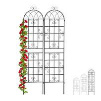 Grotelės vijokliniams augalams Relaxdays 10030852_1246, 2 vnt, 220 × 50 × 1,5 cm