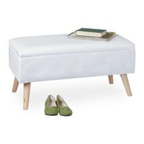 Prieškambario suolas su daiktadėže Relaxdays 10034483_49, su daiktadėže, 80 × 41 × 40 cm