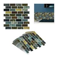 Klijuojamos apdailos plokštės Relaxdays 10037487_470, 10 vnt., dizainas B, 31 × 31 × 0,1 cm
