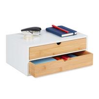 Stalčių organizatorius Relaxdays, 2 stalčiai, 33 × 14 × 21 cm