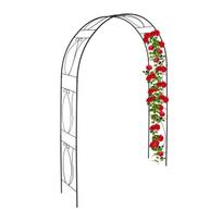Trelio arka Relaxdays 10041669.0, 153 × 233 × 35 cm