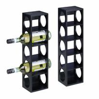 Vyno lentynos Relaxdays 10046372.0, 2 vnt., 5 buteliams, 14 × 53 × 12 cm