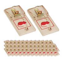 Pelių spąstai Relaxdays 10047573.0, 40 vnt, 4,5 × 2 × 10 cm
