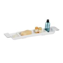 Vonios padėklas Relaxdays 10048027.0, Ištraukiamas, 17,5 × 6 × 55,5–78 cm