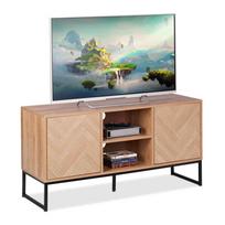 Televizoriaus spintelė Relaxdays, 4 skyriai, 120 × 60 × 38 cm