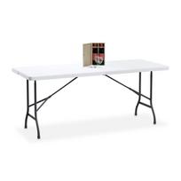 Lauko stalas Relaxdays 10049598_49, iki 8 žmonių, 180 × 72 × 74 cm