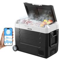 Automobilinis šaldytuvas VEVOR EA45-D, 45 l, dvi zonos, 69,1 × 39 × 51 cm