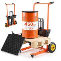Hidraulinis kėlimo krautuvas VEVOR SCDDC1000, 205 kg, oranžinė/juoda, 92 × 126 × 73,5 cm