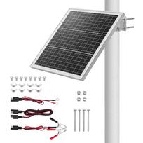 Saulės baterijų įkroviklis VEVOR, 20 W 12 V, 521 × 370 × 215 mm