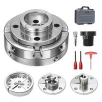 Medienos tekinimo griebtuvas VEVOR CK4-4S-4SET-SS, 4 žandikauliai, 100 × 100 × 72 mm