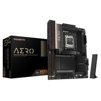 GIGABYTE X870E AERO X3D DARK WOOD Motherboard - Supports AMD Ryzen 9000 CPUs, 16+2+2 Phases Digital VRM, up to 9000Hz DDR5 (OC), 2xPCIe 5.0 + 2xPCIe 4.0, Wi-Fi 7, 5GbE LAN, USB 4