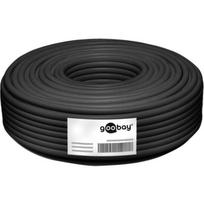 goobay Outdoor Network Cable Cat.7 S/FTP (PiMF) (black, 100 meters)