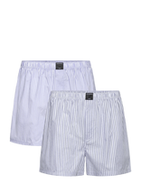 Björn Borg - Cotton Stretch Woven Boxer Shorts 2P - Bokseriai - Balta