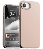 Rožinis (Smėlio) dėklas Apple iPhone 16e / 17e telefonui "Mercury Pure Magsafe Silicon Case"