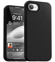 Juodas dėklas Apple iPhone 16e / 17e telefonui "Mercury Pure Magsafe Silicon Case"