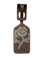 Becksöndergaard - Flotile Embroidered Bag Tag - Raktų pakabukai ir rankinių pakabukai - Ruda