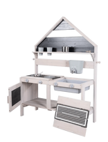 ROBA - Outdoor Play And Mud Kitchen With A House Look - Žaislinė virtuvė - Pilka