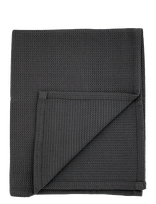 Emendo - Sauna Seat Cover Dark Grey Waffle 40 X 50 Cm - Pirties aksesuarai - Pilka
