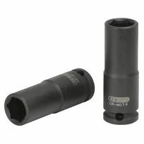 Šešiakampė smūginė galvutė, ilga 3/8" 17mm, KS Tools