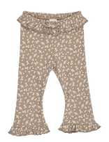 Müsli - Alyssum Flared Ruffle Pants Baby - Kelnės - Ruda