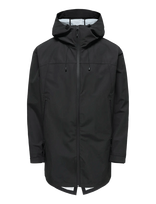 ONLY & SONS - Onsraz Technical Shell Jkt Long Otw Cs - Parka stiliaus striukė - Juoda