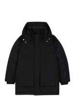 BOSS - Parka - Parka stiliaus striukė - Juoda