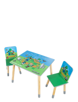 Minecraft - Seating Set, 1 Table With 2 Chairs - Kėdės ir taburetės - Marga / raštuota