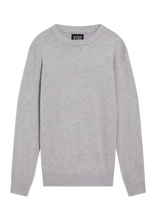 Scotch & Soda - Core Viscose Pullover Crewneck - Apvalios apykaklės megztinis - Pilka