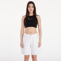 Karl Kani Small Signature Essential Racer Rib Top Black - Dydis XS (KW-TP011-001-01 Marškinėliai)