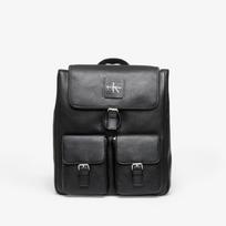 Calvin Klein Bold Pebble Flap Backpack Black (LV04D3565G UB1 Kuprinės)