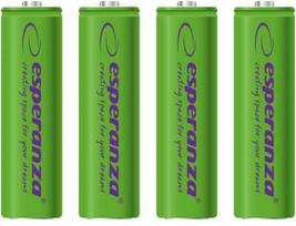 Esperanza EZA104G, Įkraunama baterija, AA, Nikelio-metalo hidrido (NiMH), 1,2 V, 4 vnt., 2000 mAh