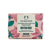 The Body Shop The Body Shop British Rose Cleansing Face & Body Bar 100 ml Vonios ir dušo priemonė