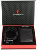 DOVANŲ KOMPLEKTAS VYRUI - PINIGINĖ IR DIRŽAS Pierre Cardin ZG-195