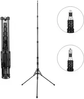 Lubinis šviestuvas Mitoya Apšvietimo Stovas - HERON 210cm Anglies Pluošto 16mm Galva 3/8'' Sriegis Maksimalus Apkrova 3kg